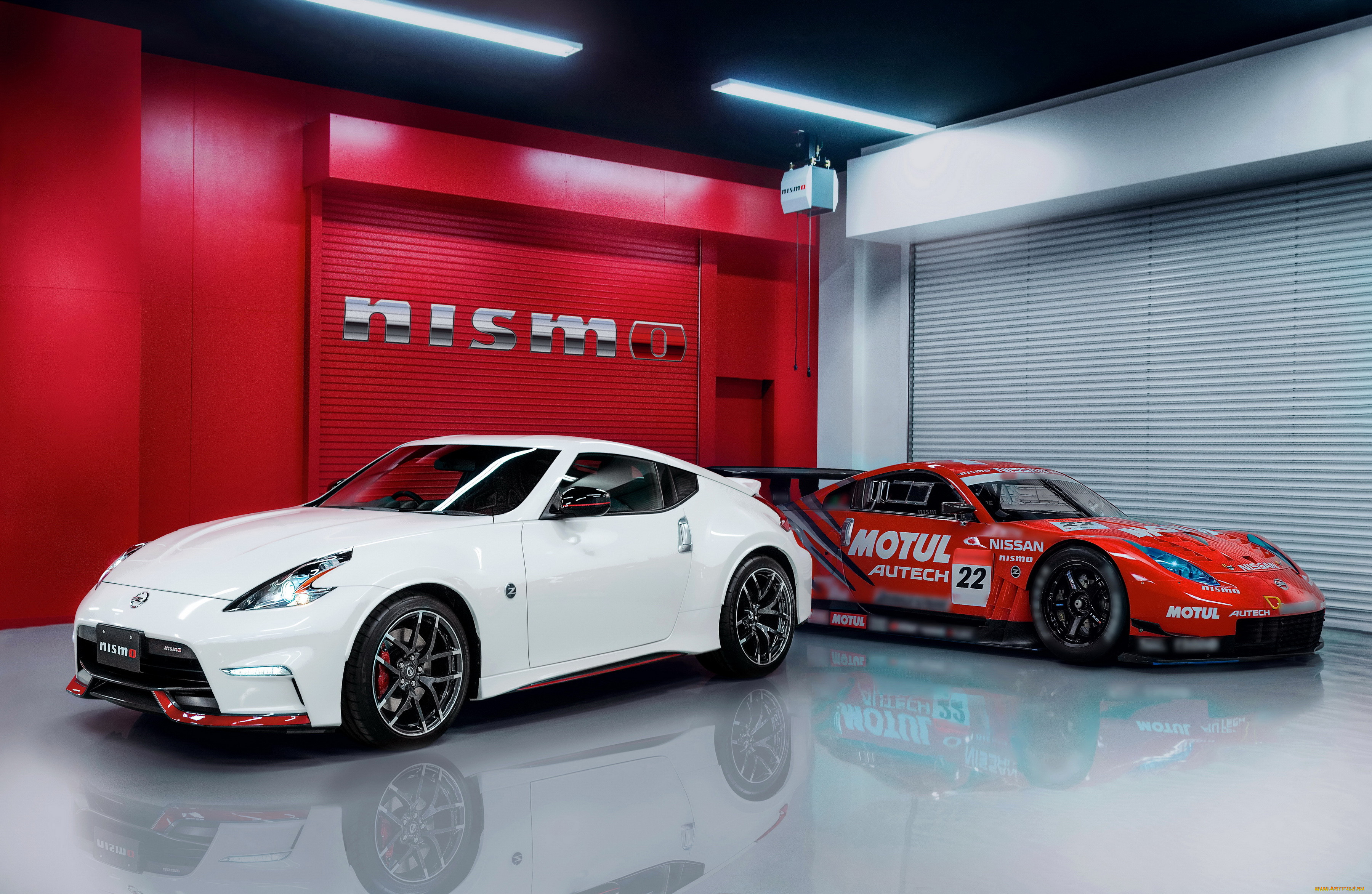 Обои 2015 Nissan 370Z Nismo Автомобили Nissan/Datsun, обои для рабочего  стола, фотографии 2015 nissan 370z nismo, автомобили, nissan, datsun,  тюнинг, nismo, белый, красный Обои для рабочего стола, скачать обои  картинки заставки на